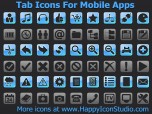 Tab Icons For Mobile Apps Screenshot
