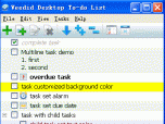 Veedid Desktop To-Do List Screenshot