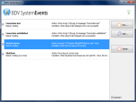 BDV SystemEvents Screenshot