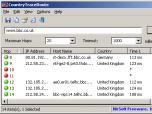 CountryTraceRoute Screenshot