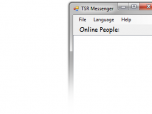 TSR LAN Messenger Screenshot