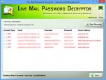 Live Mail Password Decryptor Screenshot