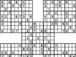 Printable Samurai Sudoku Screenshot