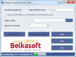 Belkasoft Facebook Profile Saver Screenshot