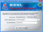 BSNL Password Decryptor Screenshot