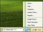 Cool Address Bar Screenshot