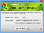 Windows AutoUpdate Disable