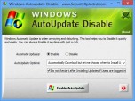 Windows AutoUpdate Disable Screenshot