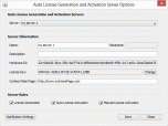 License Generation and Activation Server Screenshot