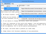 Corrupt Open Office Recovery Screenshot