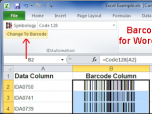 Barcode Addin for Word and Excel Screenshot