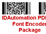 IDAutomation PDF417 Font Encoder Suite