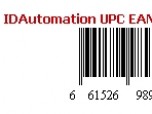 IDAutomation GS1 UPC/EAN Barcode Fonts Screenshot