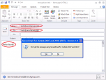 SecureEmail for Outlook 2010 Screenshot