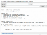 AnoHAT HXS to JavaHelp Convertor Screenshot