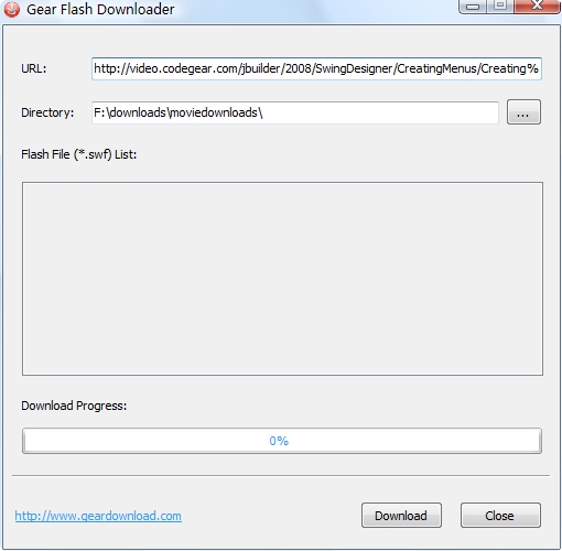  Gear Flash Downloader 1.09   