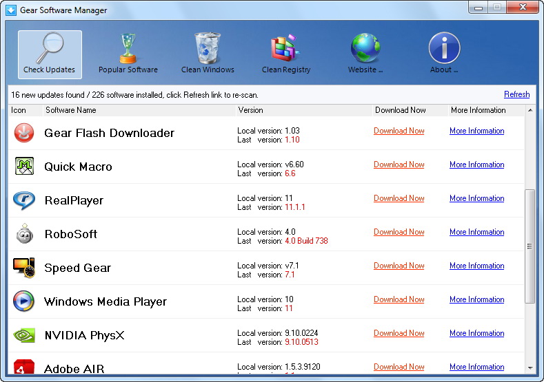 Gear Software Manager 1.07