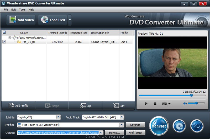 Wondershare DVD Converter Ultimate is an all-in-one DVD Video