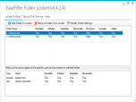 EaseFilter Folder Locker Screenshot
